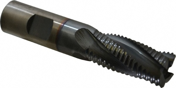 Cleveland C32254 Square End Mill: 3/4 Dia, 1-5/8 LOC, 3/4 Shank Dia, 3-7/8 OAL, 4 Flutes, Powdered Metal Image