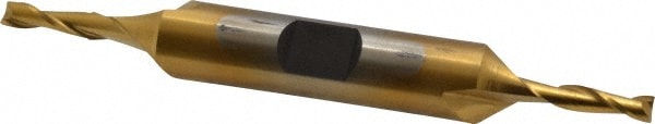 Cleveland C32847 Square End Mill: 1/8 Dia, 3/8 LOC, 3/8 Shank Dia, 3-1/16 OAL, 2 Flutes, Cobalt Image