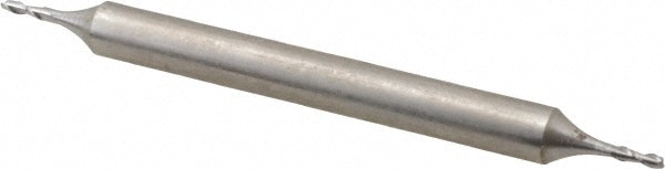 Cleveland C40904 Square End Mill: 3/64 Dia, 9/64 LOC, 3/16 Shank Dia, 2-1/4 OAL, 2 Flutes, Cobalt Image