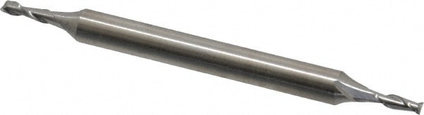 Cleveland C40906 Square End Mill: 5/64 Dia, 15/64 LOC, 3/16 Shank Dia, 2-1/4 OAL, 2 Flutes, Cobalt Image