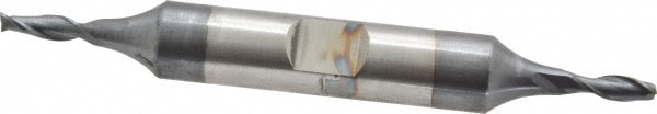 Cleveland C32880 Square End Mill: 1/8 Dia, 3/8 LOC, 3/8 Shank Dia, 3-1/16 OAL, 2 Flutes, Cobalt Image