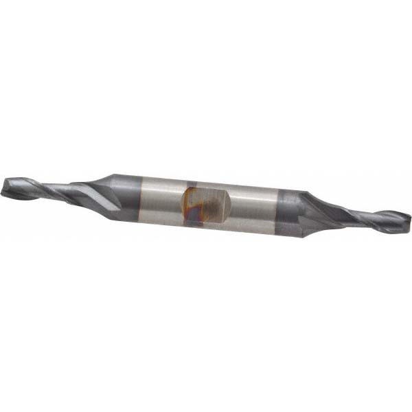 Cleveland C32884 Square End Mill: 3/16 Dia, 7/16 LOC, 3/8 Shank Dia, 3-1/4 OAL, 2 Flutes, Cobalt Image