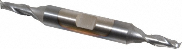 Cleveland C32885 Square End Mill: 13/64 Dia, 1/2 LOC, 3/8 Shank Dia, 3-1/4 OAL, 2 Flutes, Cobalt Image