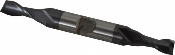 Cleveland C32890 Square End Mill: 9/32 Dia, 9/16 LOC, 3/8 Shank Dia, 3-3/8 OAL, 2 Flutes, Cobalt Image