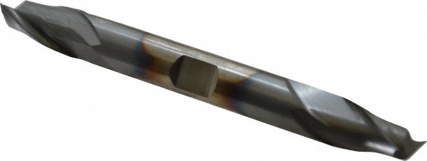 Cleveland C32896 Square End Mill: 3/8 Dia, 9/16 LOC, 3/8 Shank Dia, 3-1/2 OAL, 2 Flutes, Cobalt Image