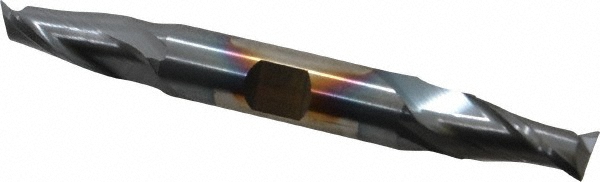 Cleveland C32900 Square End Mill: 7/16 Dia, 13/16 LOC, 1/2 Shank Dia, 4-1/8 OAL, 2 Flutes, Cobalt Image