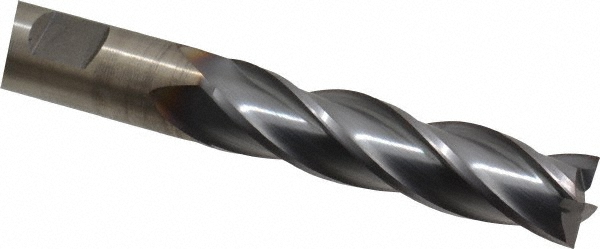 Cleveland C32682 Square End Mill: 5/8 Dia, 2-1/2 LOC, 5/8 Shank Dia, 4-5/8 OAL, 4 Flutes, Cobalt Image