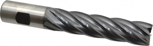 Cleveland C32688 Square End Mill: 1 Dia, 4 LOC, 1 Shank Dia, 6-1/2 OAL, 6 Flutes, Cobalt Image