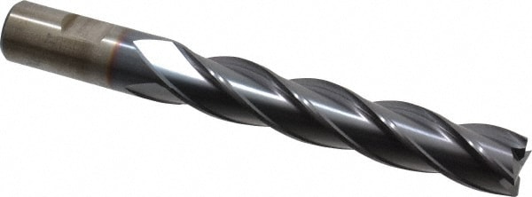 Cleveland C32728 Square End Mill: 3/4 Dia, 4 LOC, 3/4 Shank Dia, 6-1/4 OAL, 4 Flutes, Cobalt 