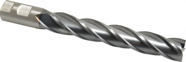 Cleveland C32730 Square End Mill: 1 Dia, 6 LOC, 1 Shank Dia, 8-1/2 OAL, 4 Flutes, Cobalt 