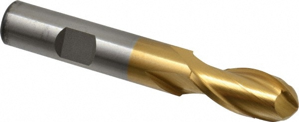15//16 Flute Length High Speed Steel 6 Number of Flutes 1//2 Mill Diameter 3.125 Overall Length F/&D Tool Company 18880-SF116 Multiple Flute Light Duty End Mill Number 5 B/&S Taper Shank