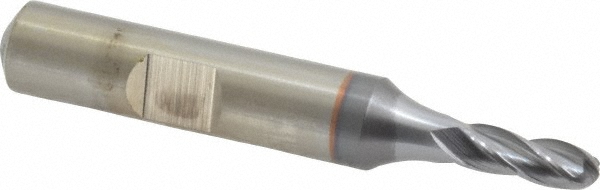 Cleveland C32777 Ball End Mill: 0.1875" Dia, 0.5" LOC, 4 Flute, Cobalt Image