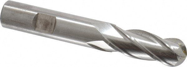 Cleveland C42792 Ball End Mill: 0.5" Dia, 1.25" LOC, 4 Flute, Cobalt Image