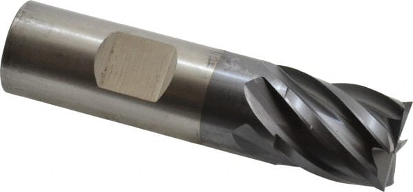 Cleveland C31949 Square End Mill: 3/4 Dia, 3/4 LOC, 3/4 Shank Dia, 3 OAL, 6 Flutes, Powdered Metal 