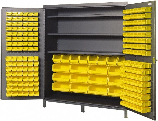 Bin Storage Cabinet: 72" Wide, 24" Deep, 84" High