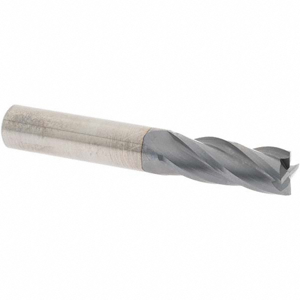 OSG 404-375008 Square End Mill: 3/8 Dia, 7/8 LOC, 3/8 Shank Dia, 2-1/2 OAL, 4 Flutes, Solid Carbide Image