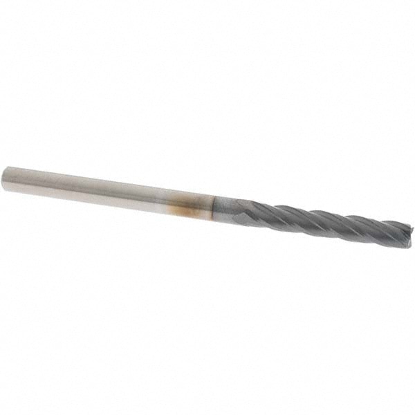 OSG 484-187508 Square End Mill: 3/16 Dia, 1-1/8 LOC, 3/16 Shank Dia, 3 OAL, 4 Flutes, Solid Carbide Image