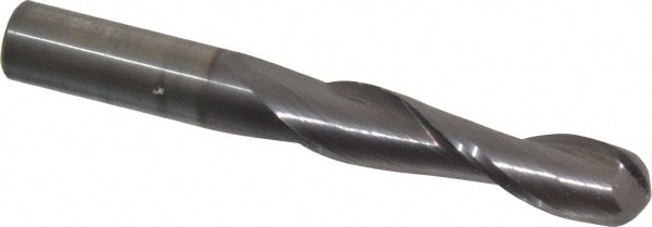 OSG 462-5000-BN08 Ball End Mill: 0.5" Dia, 2" LOC, 2 Flute, Solid Carbide Image