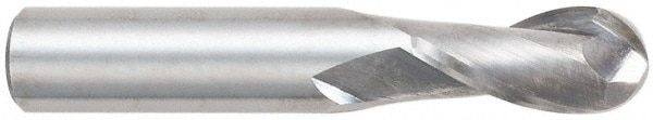 OSG 402-3125-BN08 Ball End Mill: 0.3125" Dia, 0.8125" LOC, 2 Flute, Solid Carbide Image