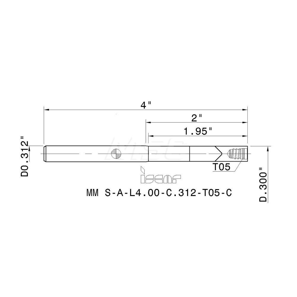 Iscar Replaceable Tip Milling Shank Series Multimaster, 2