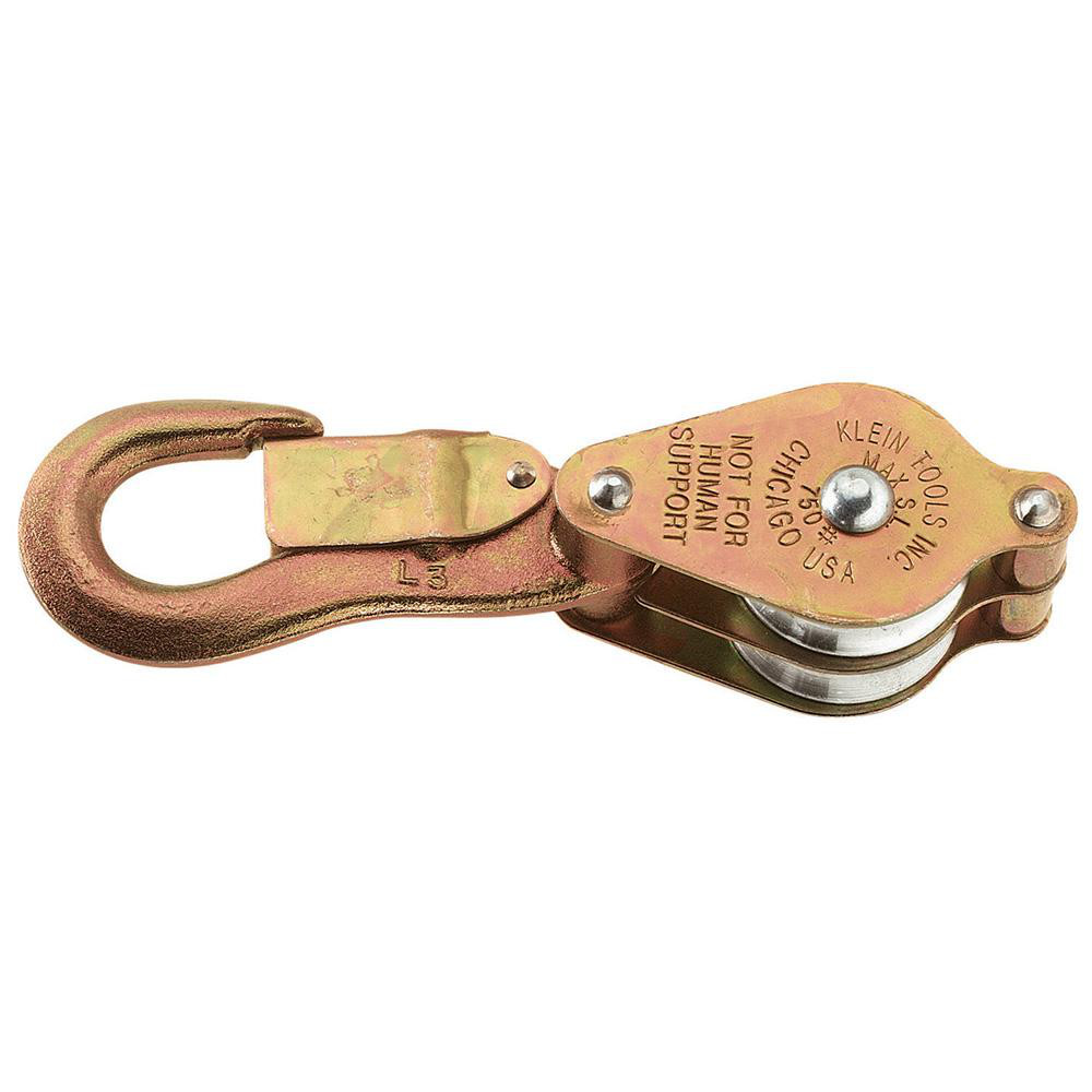 Klein Tools - Pulley Blocks: Rope Type: Fibrous | MSC Direct