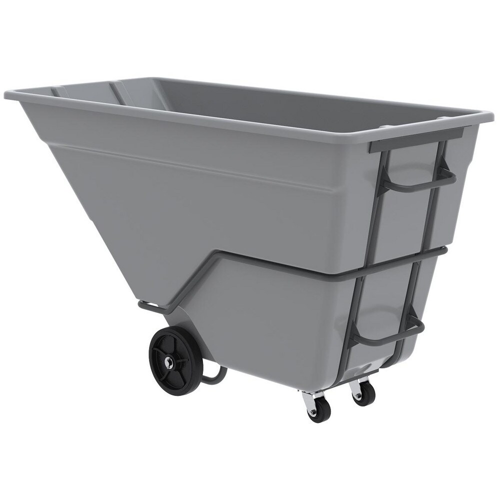 Plastic Basket Truck: 1-1/2 cu yd, 2,000 lb Capacity, 85" Deep