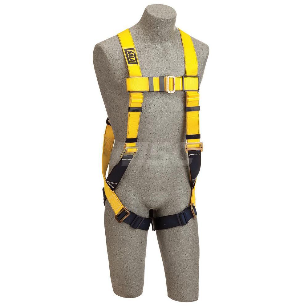 Fall Protection Harnesses: 420 Lb, Construction Style, Size Universal, For General Industry, Polyester, Back