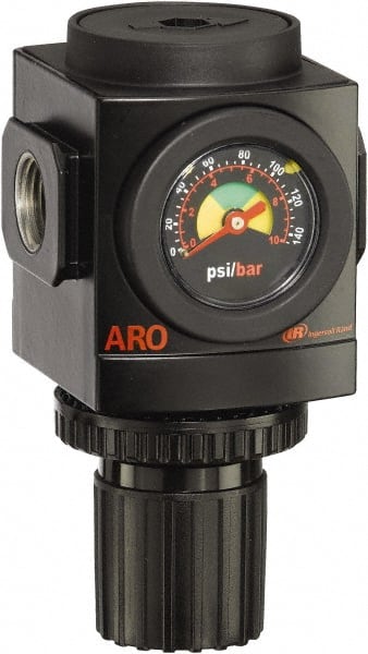 ARO/Ingersoll-Rand R37461-600 Compressed Air Regulator: 1" NPT, 250 Max psi, Heavy-Duty 