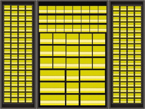 Bin Storage Cabinet: 48" Wide, 25" Deep, 84" High