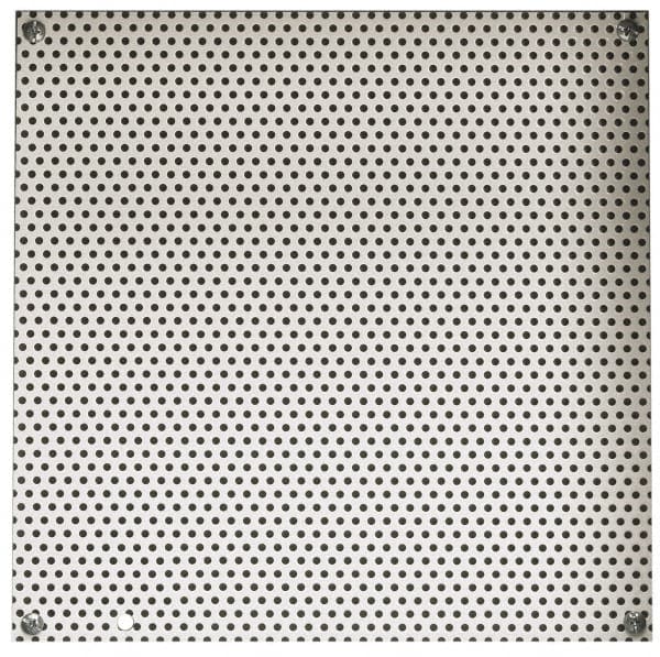 8-7/8" OAW x 8-7/8" OAH Powder Coat Finish Electrical Enclosure Perforated Panel
