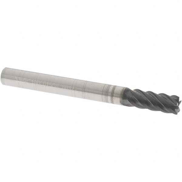 OSG 20552501 Corner Radius End Mill: 1/4" Dia, 5/8" LOC, 0.015" Radius, 5 Flutes, Solid Carbide Image