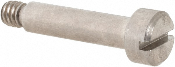 Made in USA Shoulder Screw: 3/16 x 3/4" Shoulder, #8-32, 18-8/303 Stainless Steel, Slotted - 5/16" Head Dia | 5-Pack
