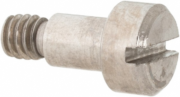 Made in USA Shoulder Screw: 3/16 x 1/4" Shoulder, #8-32, 18-8/303 Stainless Steel, Slotted - 5/16" Head Dia | 5-Pack
