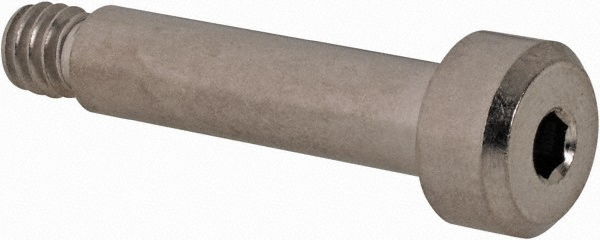 Made in USA Shoulder Screw: 3/16 x 3/4" Shoulder, #8-32, 303 Stainless Steel, Hex Socket - 5/16" Head Dia | 5-Pack