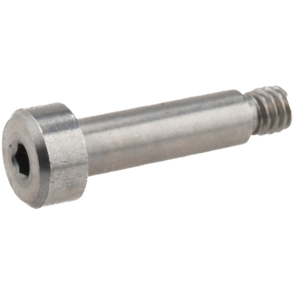 Made in USA Shoulder Screw: 3/16 x 3/8" Shoulder, #8-32, 303 Stainless Steel, Hex Socket - 5/16" Head Dia | 5-Pack