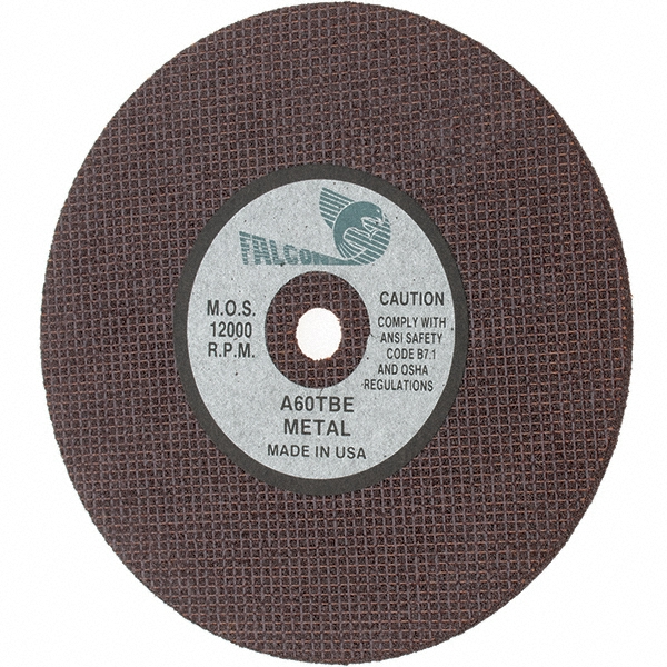 Cut-Off Wheel:  Type 1 (01/41),  5" Dia,  Aluminum Oxide