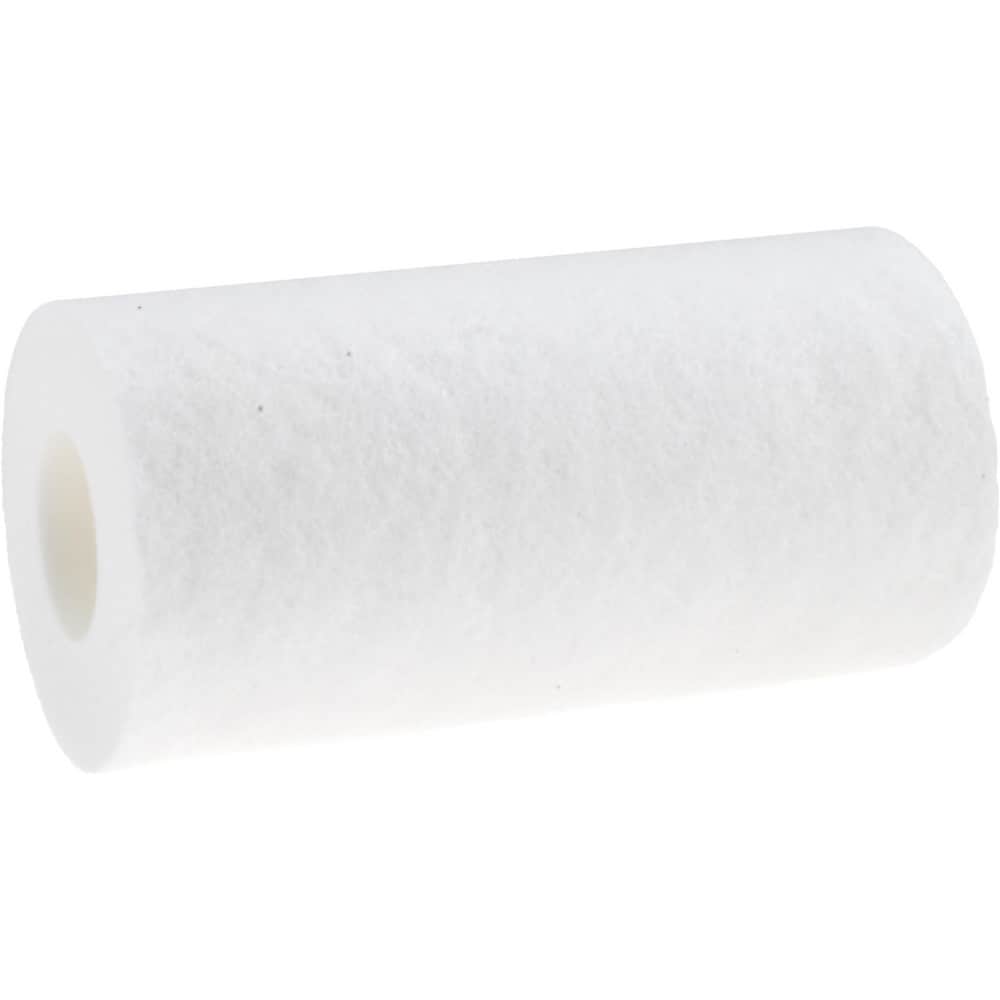 Plumbing Cartridge Filter: 2-1/2" OD, 4-7/8" Long, 5 micron, Polypropylene
