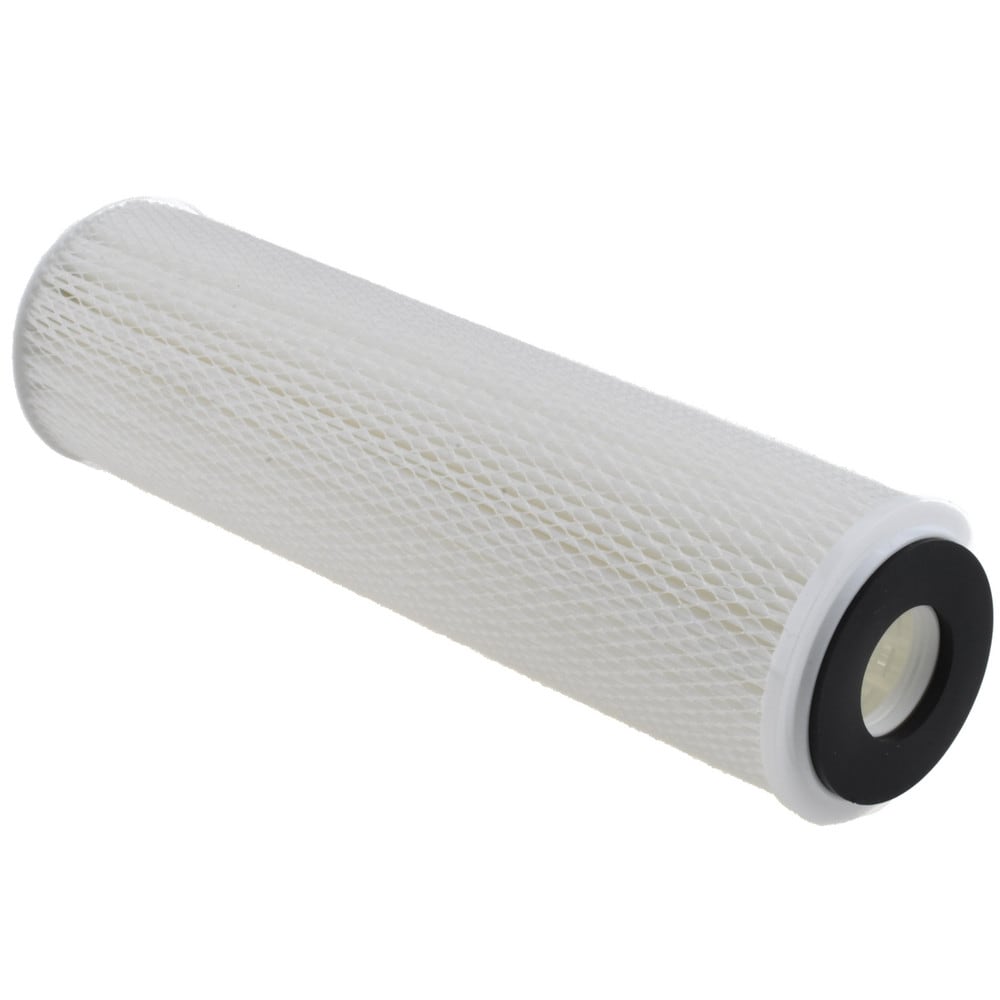 Plumbing Cartridge Filter: 2-1/2" OD, 9-3/4" Long, 30 micron, Polyester