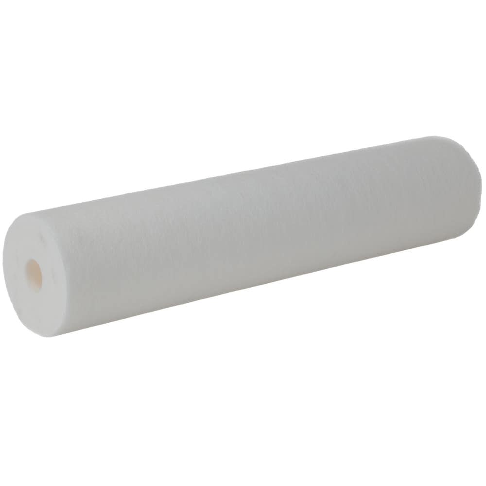 Plumbing Cartridge Filter: 4-5/16" OD, 20" Long, 5 micron, Polypropylene