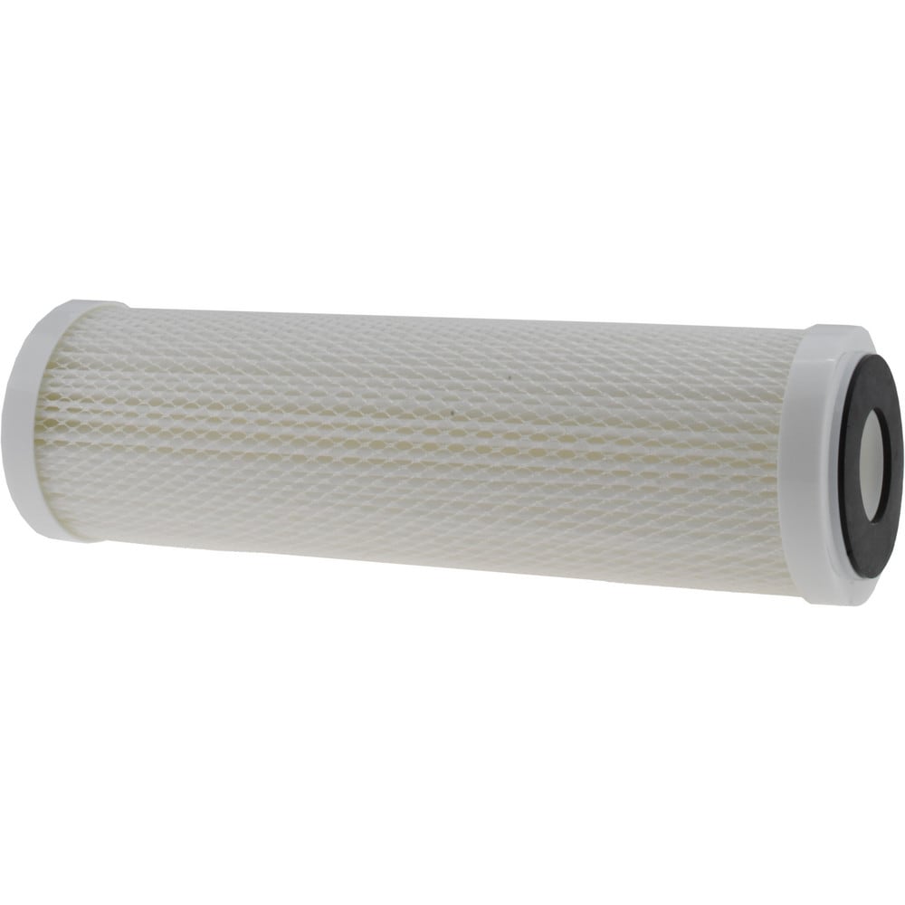 Plumbing Cartridge Filter: 2-1/2" OD, 9-3/4" Long, 50 micron, Polyester