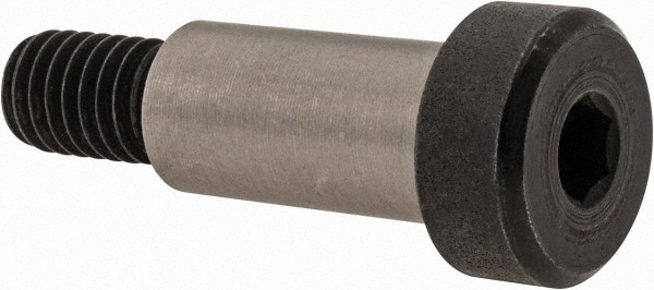 Made in USA SCB750-4140-6 Precision Shoulder Screw: 1/2" Shoulder Dia, 1" Shoulder Length, 3/8-16, 5/8" Thread Length, 4140 Alloy Steel, Hex Socket Image