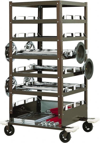 450 Lb Capacity, 32" Wide x 32" Long x 72" High Storage Rack Cart
