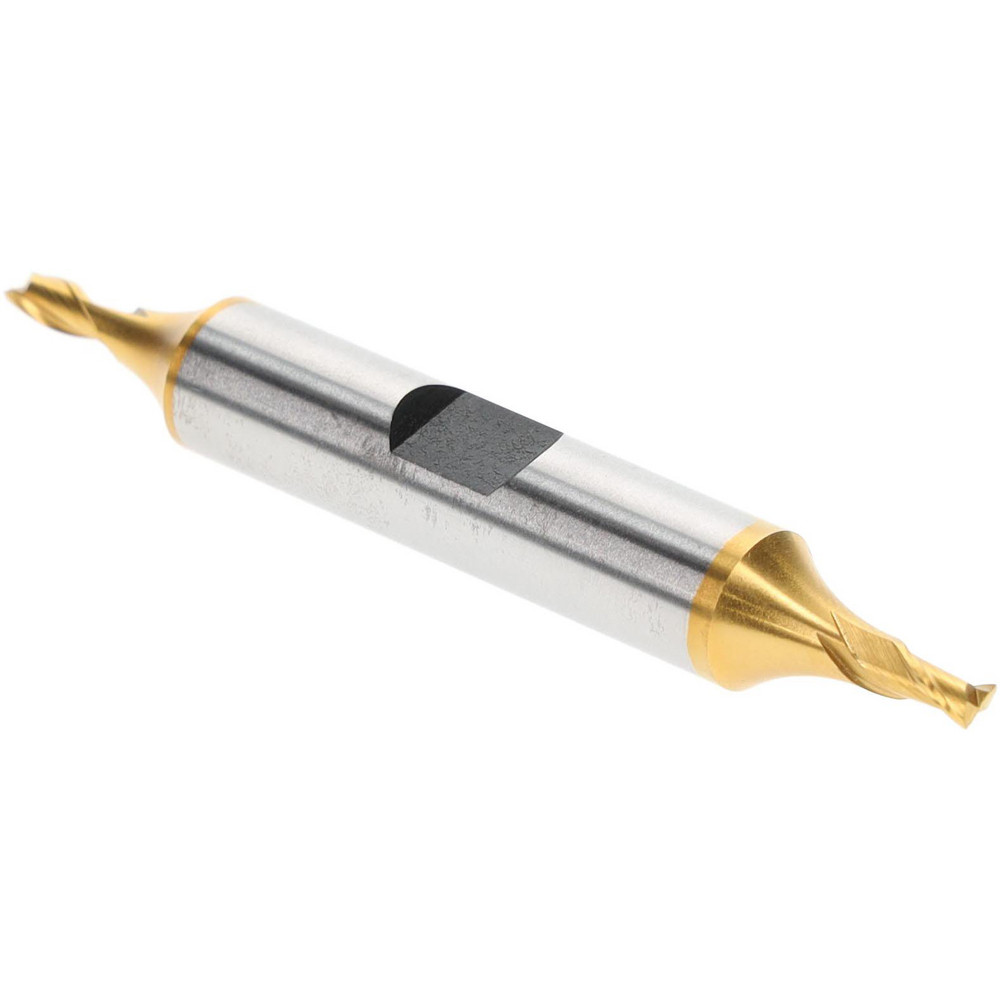 Hertel E899921315 Square End Mill: 1/8" Dia, 2 Flutes, 3/16" LOC, High Speed Steel, 30 &deg; Helix Image
