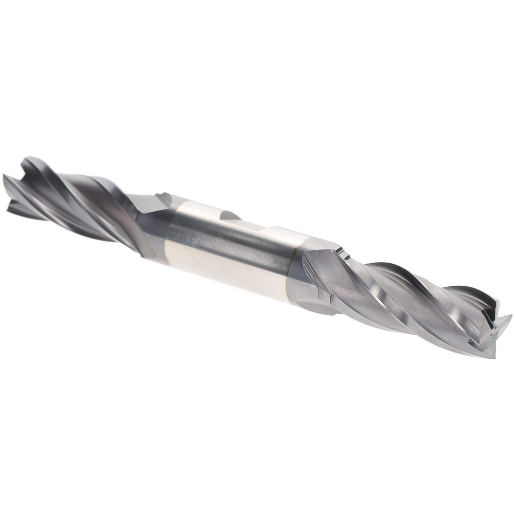 Hertel EF053036 Square End Mill: 9/16" Dia, 4 Flutes, 1-3/8" LOC, High Speed Steel, 30 &deg; Helix Image