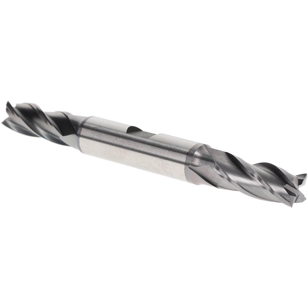 Hertel EF99921325 Square End Mill: 7/16 Dia, 1 LOC, 1/2 Shank Dia, 4-1/2 OAL, 4 Flutes, High Speed Steel Image