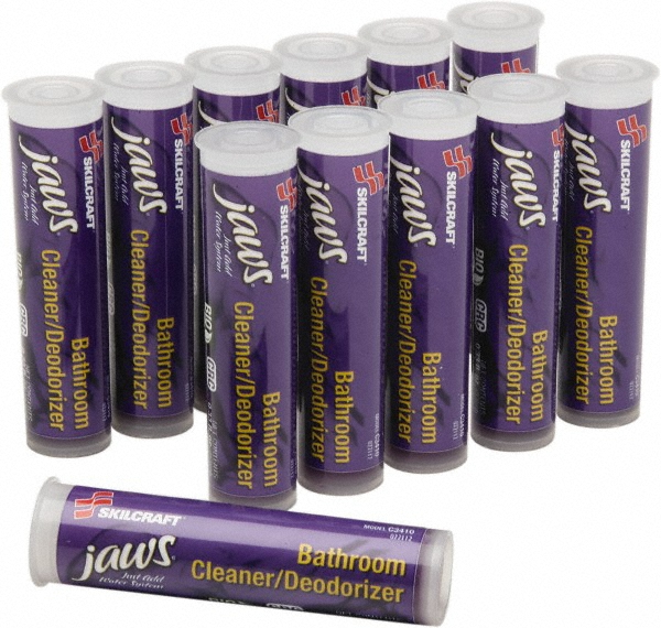 Ability One Pack of (12) 2 oz Containers Bathroom Cleaner Pellets