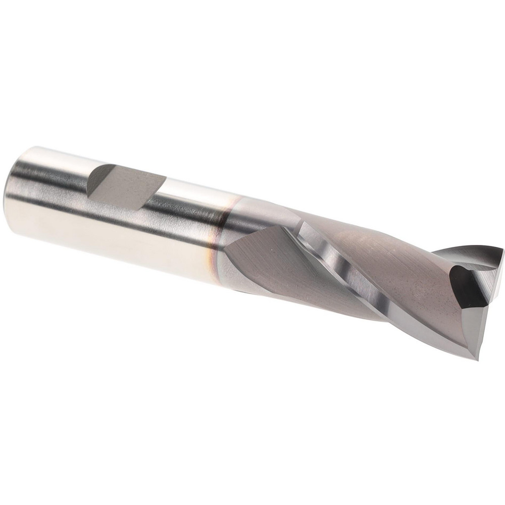 Hertel EF99921312 Square End Mill: 7/8" Dia, 2 Flutes, 1-1/2" LOC, High Speed Steel, 30 &deg; Helix Image
