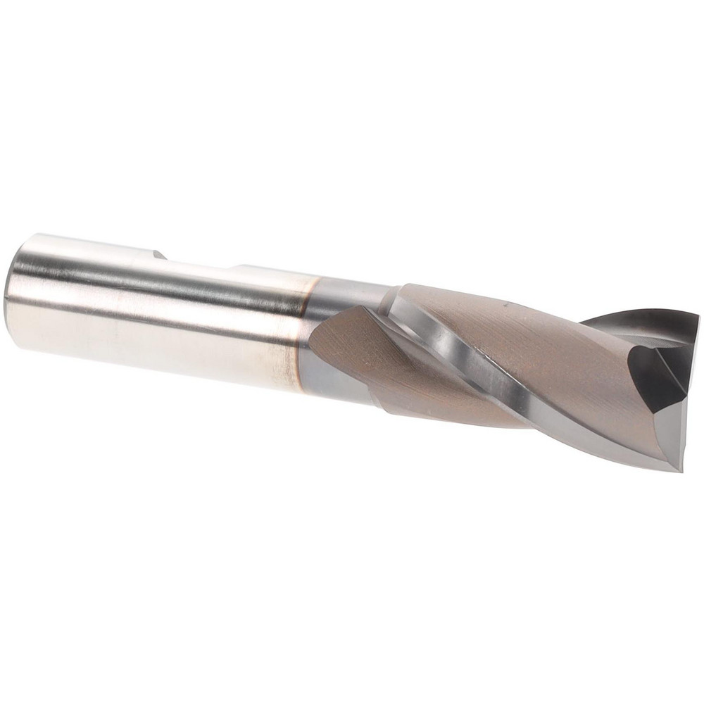 Hertel EF030052 Square End Mill: 13/16" Dia, 2 Flutes, 1-1/2" LOC, High Speed Steel, 30 &deg; Helix Image