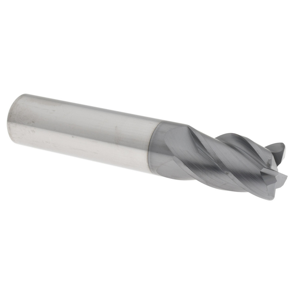 ED99921222 Square End Mill: 3/4" Dia, 2-1/4" LOC, 3 Flutes, Powdered Metal  