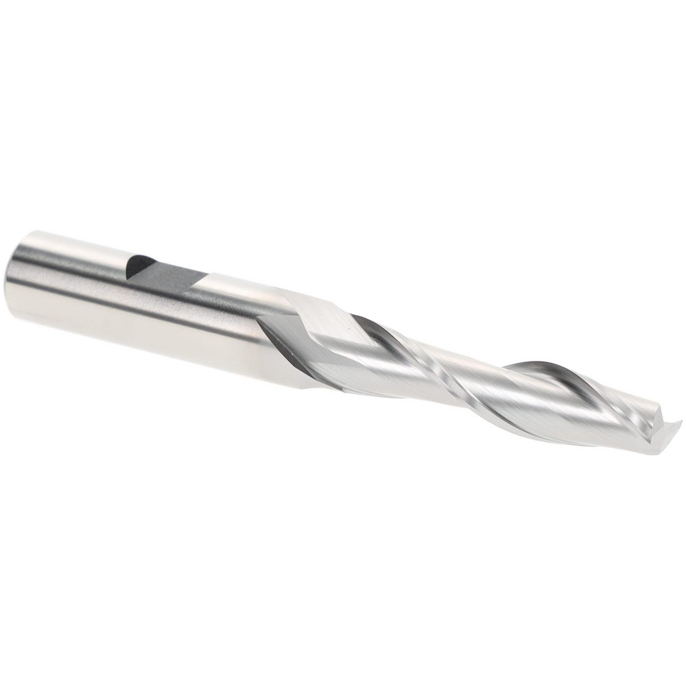 Hertel E199921286 Square End Mill: 13/32" Dia, 2 Flutes, 1-3/4" LOC, High Speed Steel, 30 &deg; Helix Image